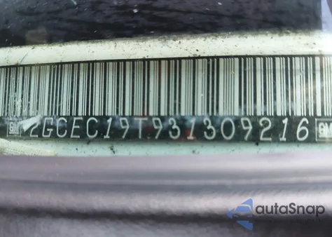 2003 Chevrolet Silverado 1500 Ls из США, поврежденный, VIN 2GCEC19T931309216